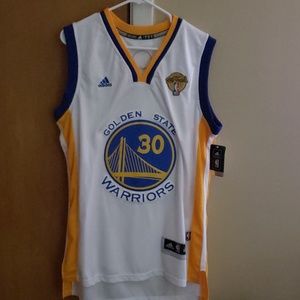 NBA authentic finals Warriors S. Curry Jersey